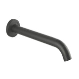 Aquaperla Lucid Pin Round Bathtub/Basin Wall Spout(160mm) - Gun Metal Grey