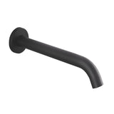 Aquaperla Lucid Pin Round Bathtub/Basin Wall Spout (180mm) - Gun Metal Grey