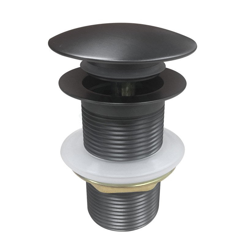 Aquaperla Pop Up Waste No Overflow - Gunmetal
