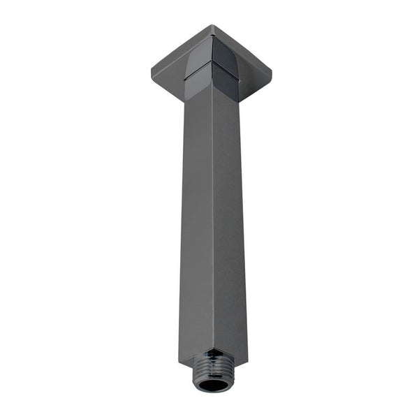 Aquaperla 200mm Ceiling Shower Arm - Gunmetal