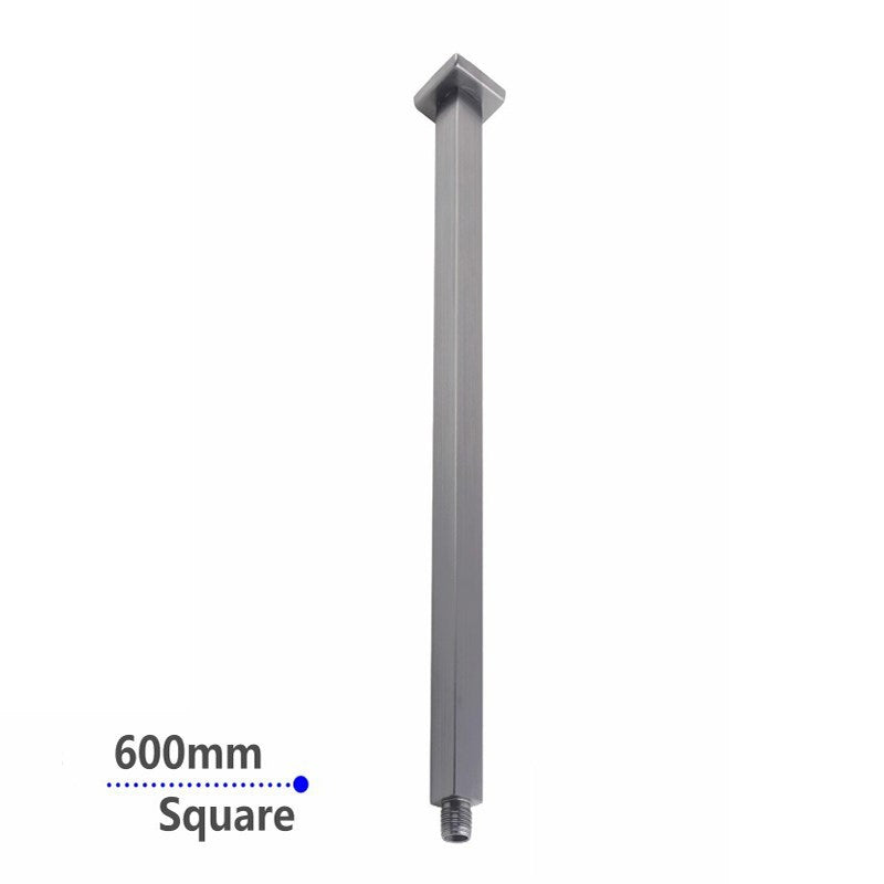 Aquaperla 600mm Ceiling Shower Arm - Gunmetal