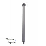 Aquaperla 600mm Ceiling Shower Arm - Gunmetal