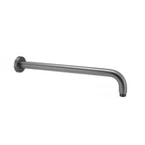 Aquaperla 400mm Wall Shower Arm - Gunmetal