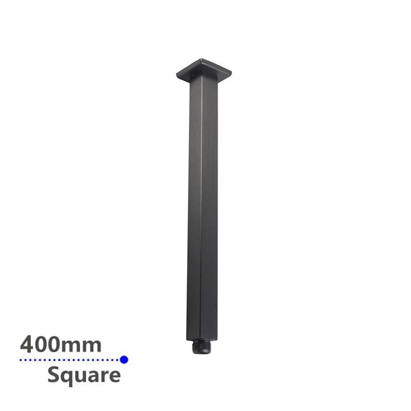 Aquaperla 400mm Ceiling Shower Arm - Gunmetal - GM0117.SA