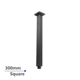 Aquaperla 300mm Ceiling Shower Arm - Gunmetal