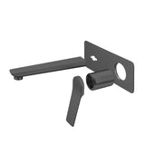Aquaperla Rushy Spout Mixer - Brushed Gunmetal