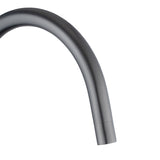Aquaperla Standard Slim Stainless Steel Kitchen Mixer With 360° Swivel Spout - Gunmetal