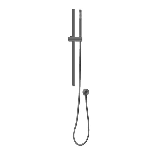 Aquaperla Shower Rail With Handheld Shower - Gunmetal - GM2147-1.SH