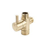 Aquaperla Bidet Spray Diverter - Light Brushed Brass
