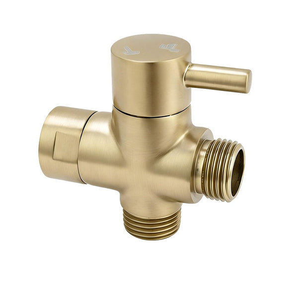 Aquaperla Bidet Spray Diverter - Light Brushed Brass