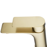 Aquaperla Vog Basin Mixer - Light Brushed Brass