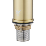 Aquaperla Vog Basin Mixer - Light Brushed Brass