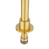Aquaperla Moon Split Type Basin Mixer - Light Brushed Brass