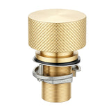 Aquaperla Moon Split Type Basin Mixer - Light Brushed Brass
