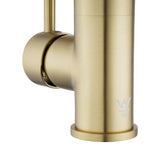 Aquaperla Standard Kitchen Mixer - Light Brushed Brass