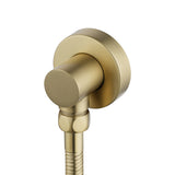 Aquaperla Shower Rail With Handheld Shower - Light Brushed Brass - LBG2147-1.SH