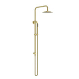 Linkware Elle 316 Twin Shower on Rail - Brushed Gold