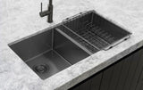 Meir Lavello Dish Rack - PVD Gunmetal Black