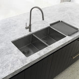 Meir Lavello Dish Draining Tray - PVD Gunmetal Black