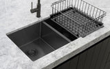 Meir Lavello Dish Rack - PVD Gunmetal Black