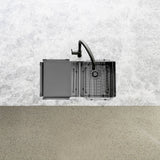 Meir Lavello Dish Draining Tray - PVD Gunmetal Black