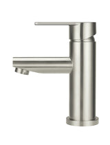 Meir Round Paddle Basin Mixer - PVD Brushed Nickel