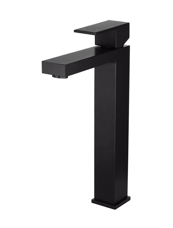 Meir Square Tall Basin Mixer - Matte Black