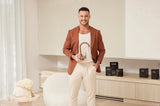 Meir Round Gooseneck Basin Mixer with Cold Start - PVD Lustre Bronze