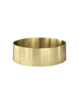Meir Lavello Round Steel Bathroom Basin 380 x 110 - PVD Tiger Bronze