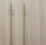Meir Heated Vertical Towel Rail - PVD Tiger Bronze