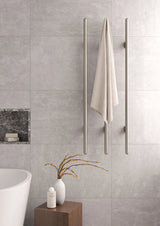 Meir Heated Vertical Towel Rail - PVD Tiger Bronze