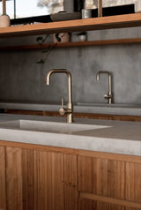 Meir Round Kitchen Mixer Tap - PVD Tiger Bronze