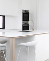 Meir Round Kitchen Mixer Tap - PVD Brushed Nickel