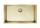 Meir Lavello Kitchen Sink - Single Bowl 760 x 440 - Tiger Bronze