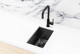 Meir Lavello Bar Sink - Single Bowl 382 x 272 - PVD Gunmetal Black