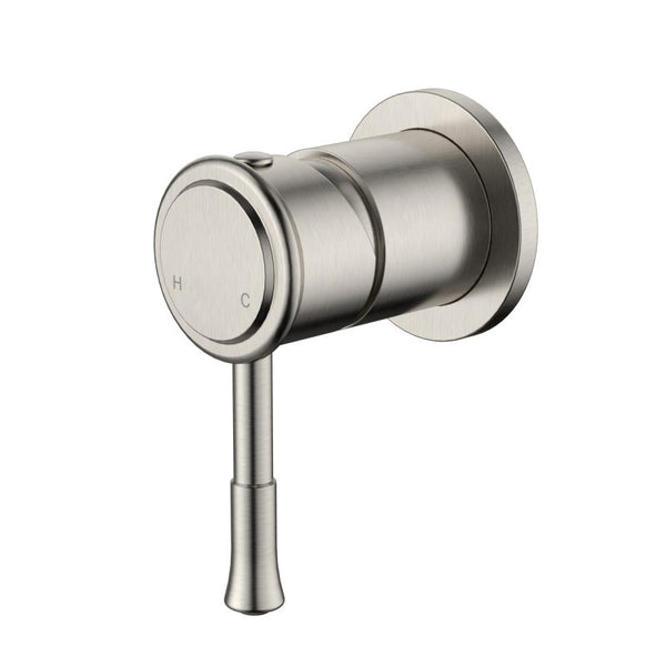 Modern National Montpellier Shower Mixer Brushed Nickel