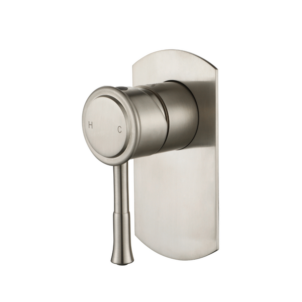Modern National Montpellier Shower Mixer Brushed Nickel