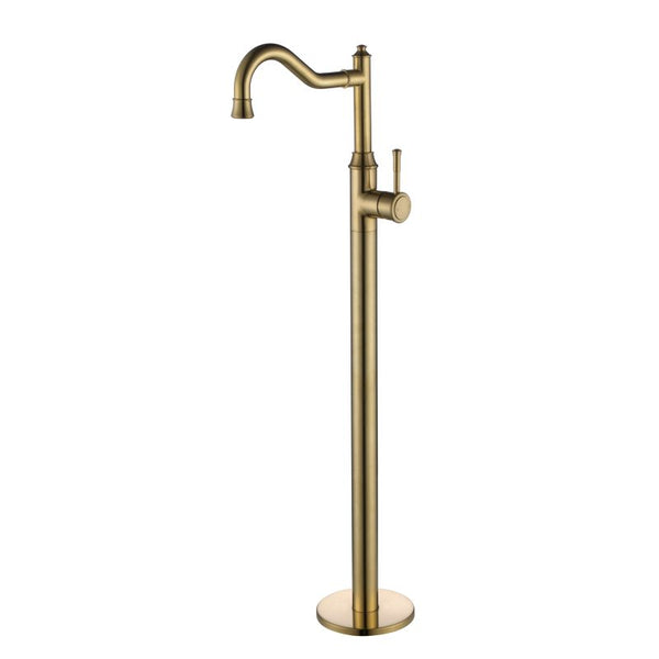 Modern National Montpellier Freestanding Bath Mixer Brushed Bronze