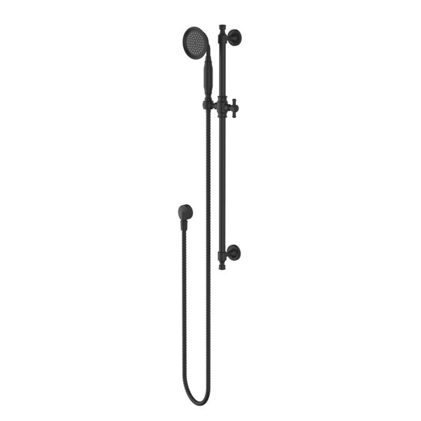 Modern National Montpellier Rail Shower Matte Black