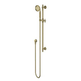 Modern National Montpellier Rail Shower Brushed Bronze