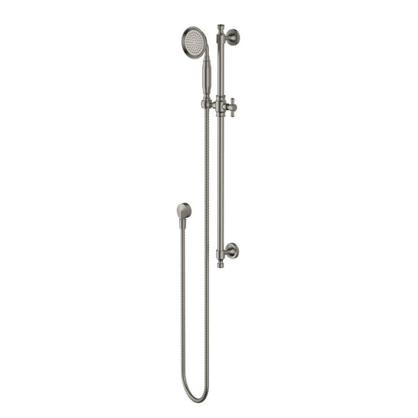 Modern National Montpellier Rail Shower Brushed Nickel