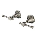 Modern National Montpellier Wall Tops Brushed Nickel