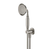 Modern National Montpellier Hand Shower on Bracket Brushed Nickel