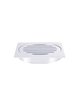 Meir Square Floor Grate Shower Drain 100mm Outlet - Polished Chrome