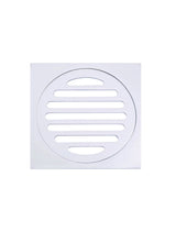 Meir Square Floor Grate Shower Drain 100mm Outlet - Polished Chrome