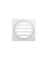 Meir Square Floor Grate Shower Drain 80mm Outlet - Polished Chrome