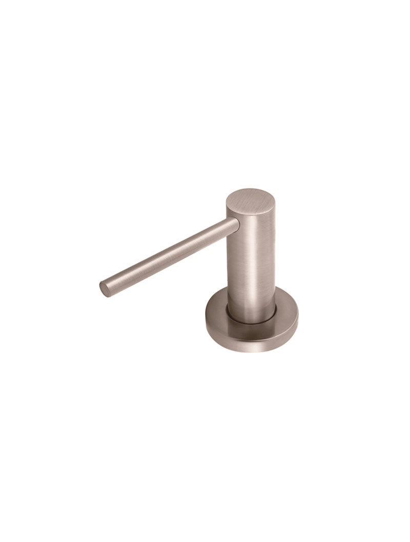 Meir Round Soap Dispenser - Electroplated Champagne