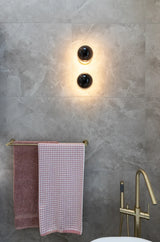 Meir Round Double Towel Rail 600mm - PVD Tiger Bronze