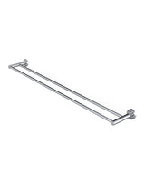 Meir Round Double Towel Rail 900mm - Polished Chrome