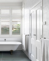 Meir Round Double Towel Rail 900mm - Shadow Gunmetal